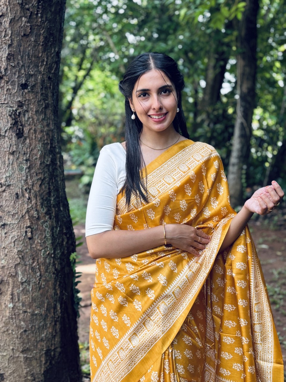 SEMI SILK SAREE -(SM18)