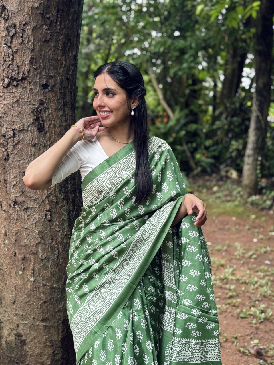 SEMI SILK SAREE -(SM19)