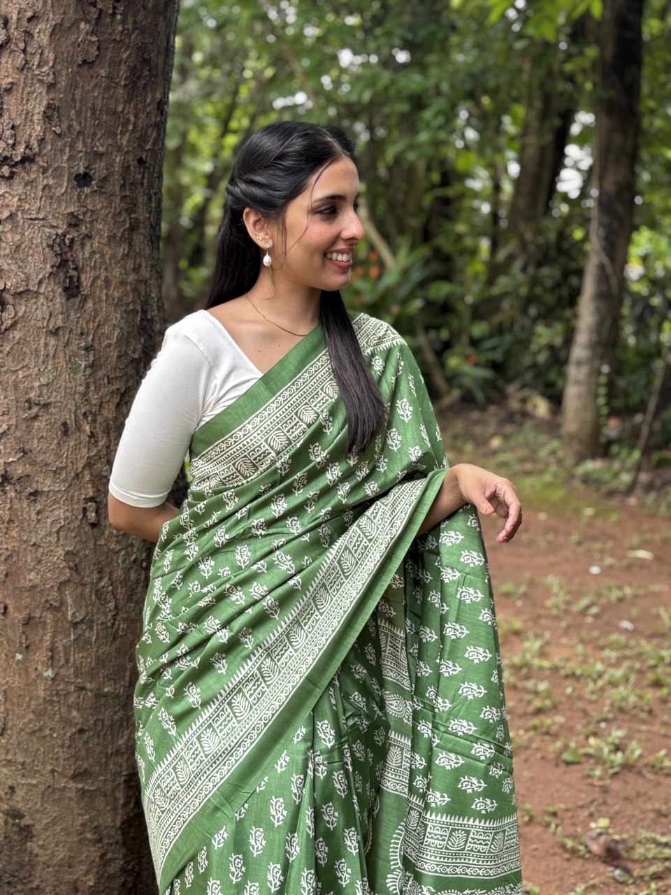 SEMI SILK SAREE -(SM19)