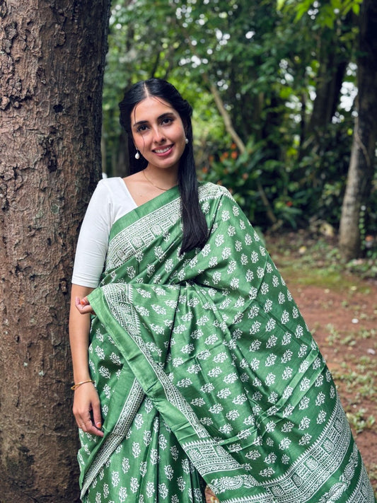 SEMI SILK SAREE -(SM19)