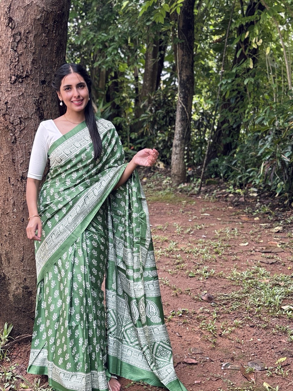 SEMI SILK SAREE -(SM19)