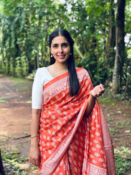 SEMI SILK SAREE -(SM21)