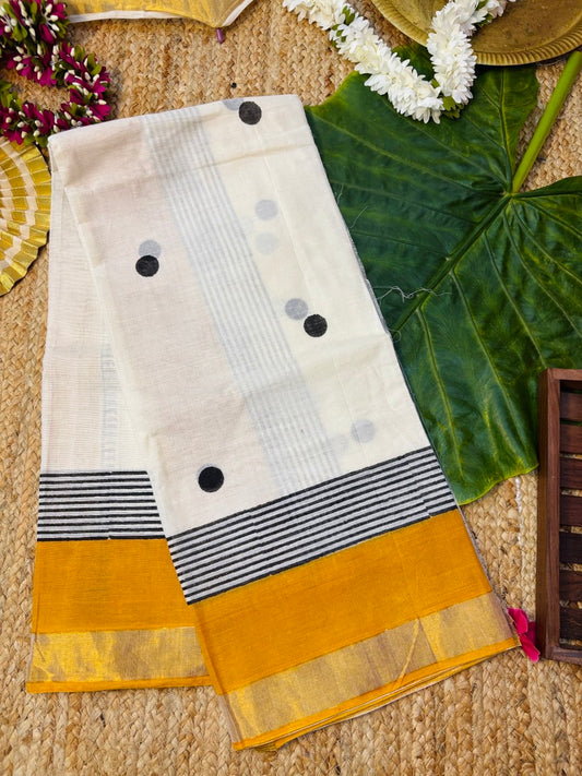 KERALA COTTON SET MUNDU -(KR43)
