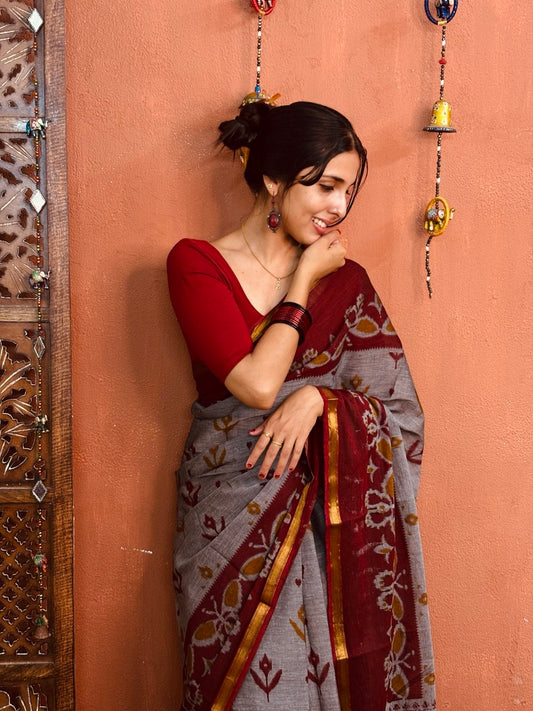 COTTON SAREE -(SG24)