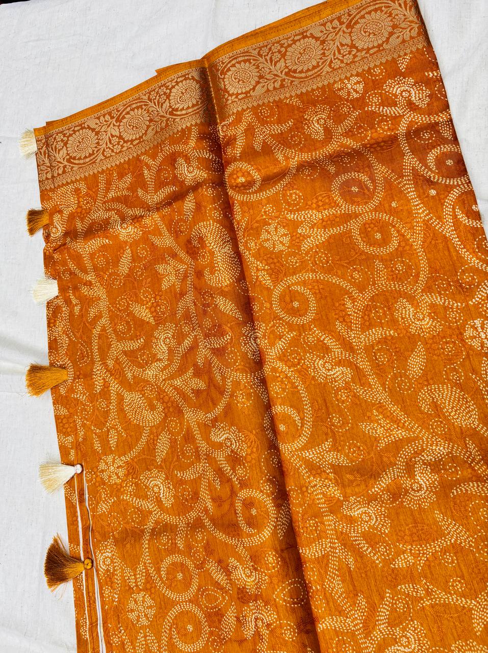 Semi Silk Saree - (SG54)