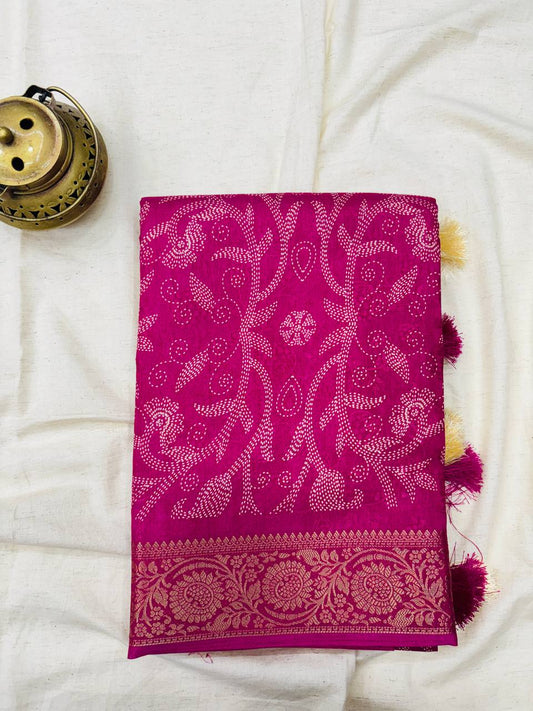 Semi Silk Saree - (SG55)