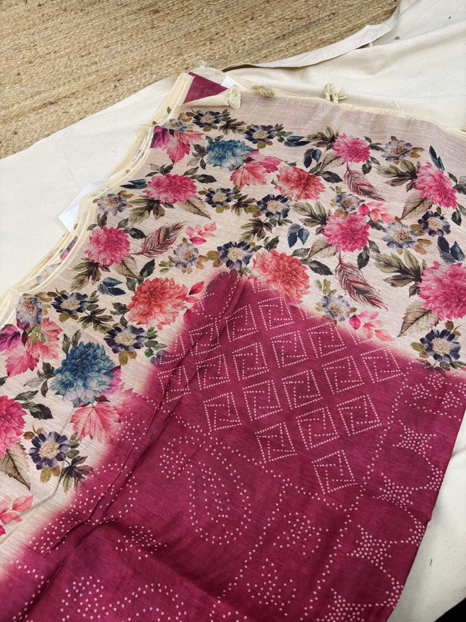 SEMI SILK SAREE -(WS09)
