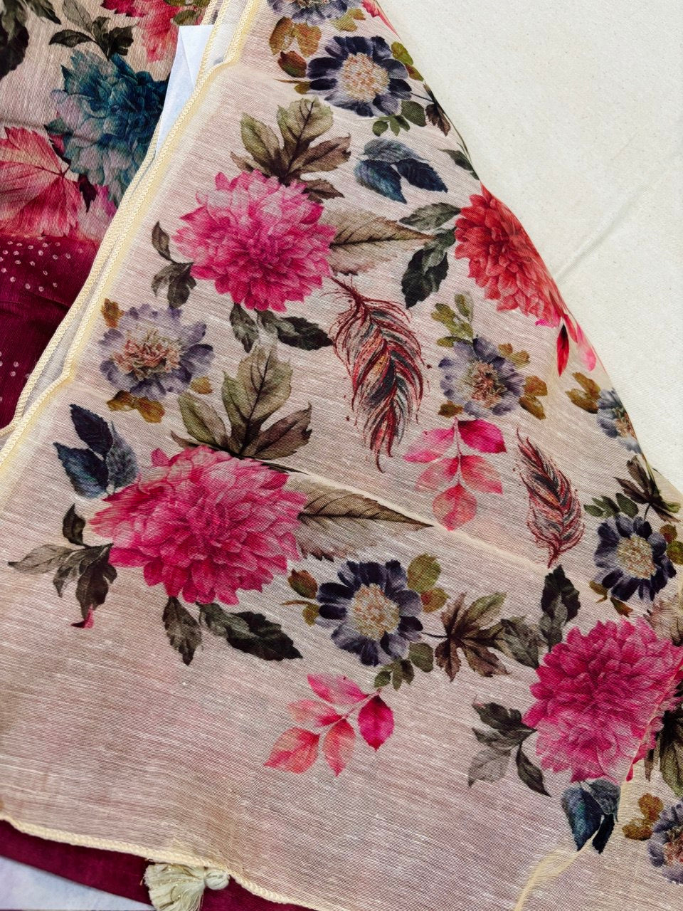 SEMI SILK SAREE -(WS09)