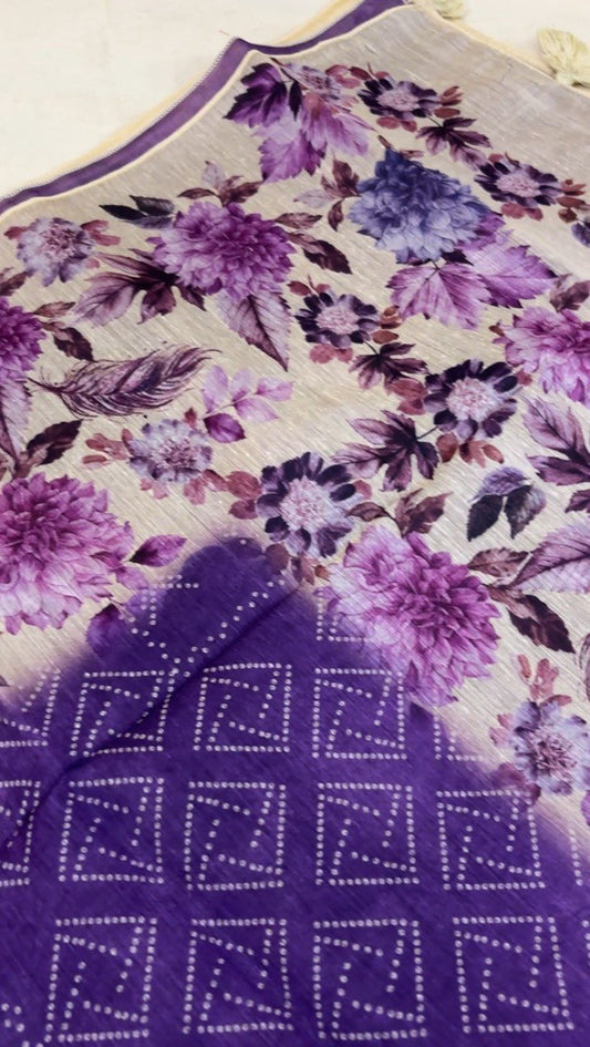 SEMI SILK SAREE -(WS04)