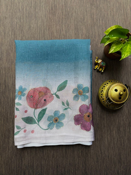 ORGANZA SAREE -(WS09)