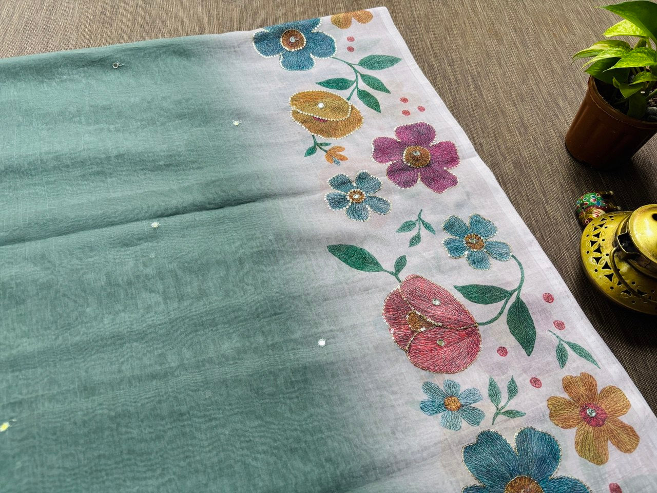 ORGANZA SAREE -(WS11)