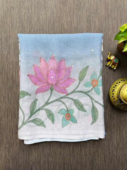 ORGANZA SAREE -(WS10)