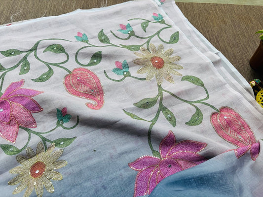 ORGANZA SAREE -(WS10)