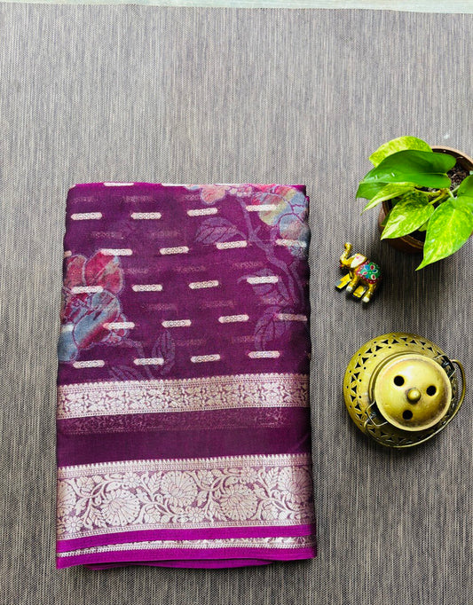 GEORGETTE SAREE  -(WS12)