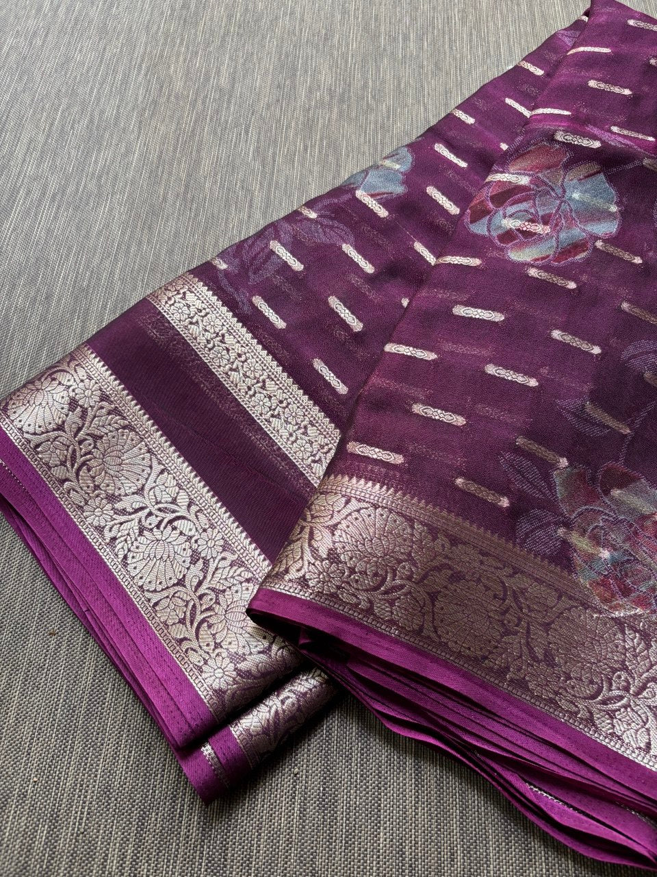 GEORGETTE SAREE  -(WS12)
