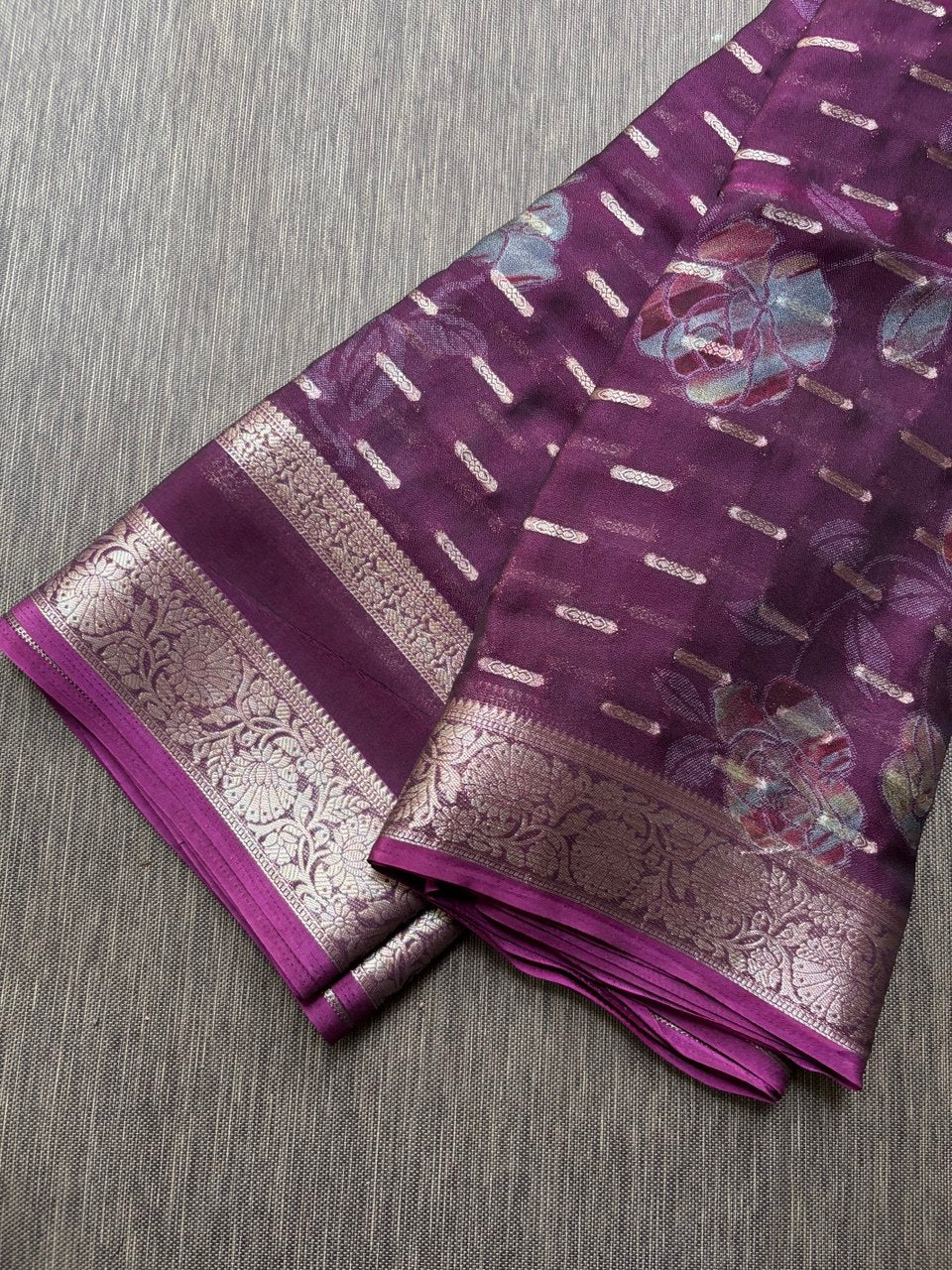 GEORGETTE SAREE  -(WS12)