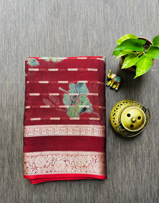 GEORGETTE SAREE -(WS14)