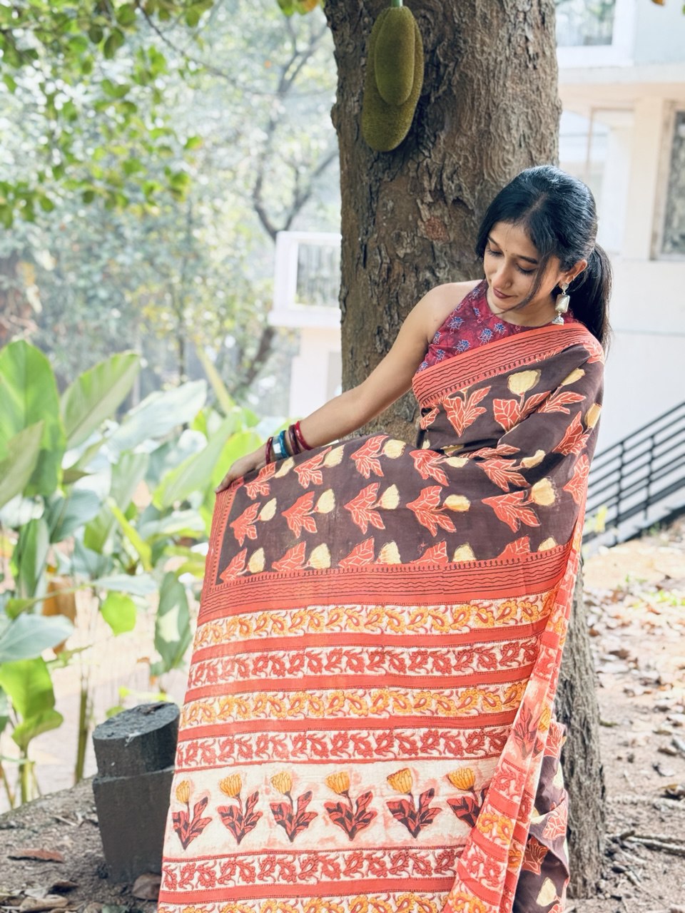 COTTON SAREE -(WS27)