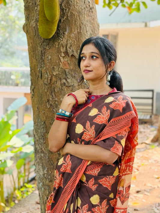 COTTON SAREE -(WS27)