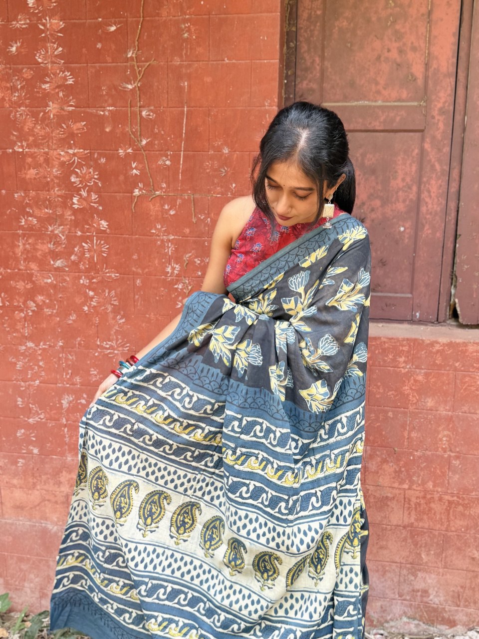 COTTON SAREE -(WS26)