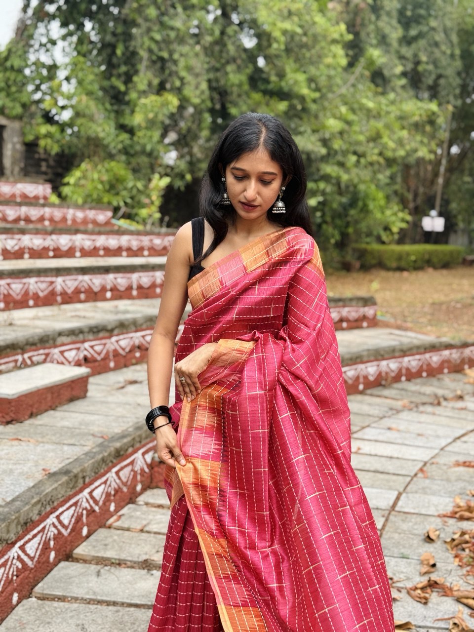 SEMI SILK SAREE -(WS41)