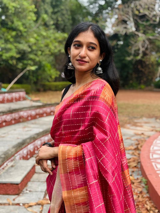 SEMI SILK SAREE -(WS41)