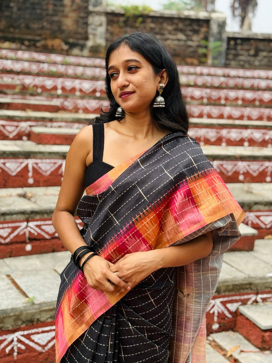 SEMI SILK SAREE -(WS42)