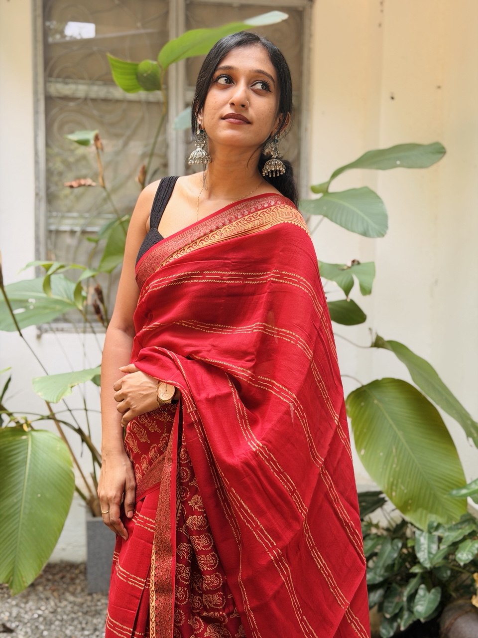 CHANDERI SILK SAREE -(WS47)