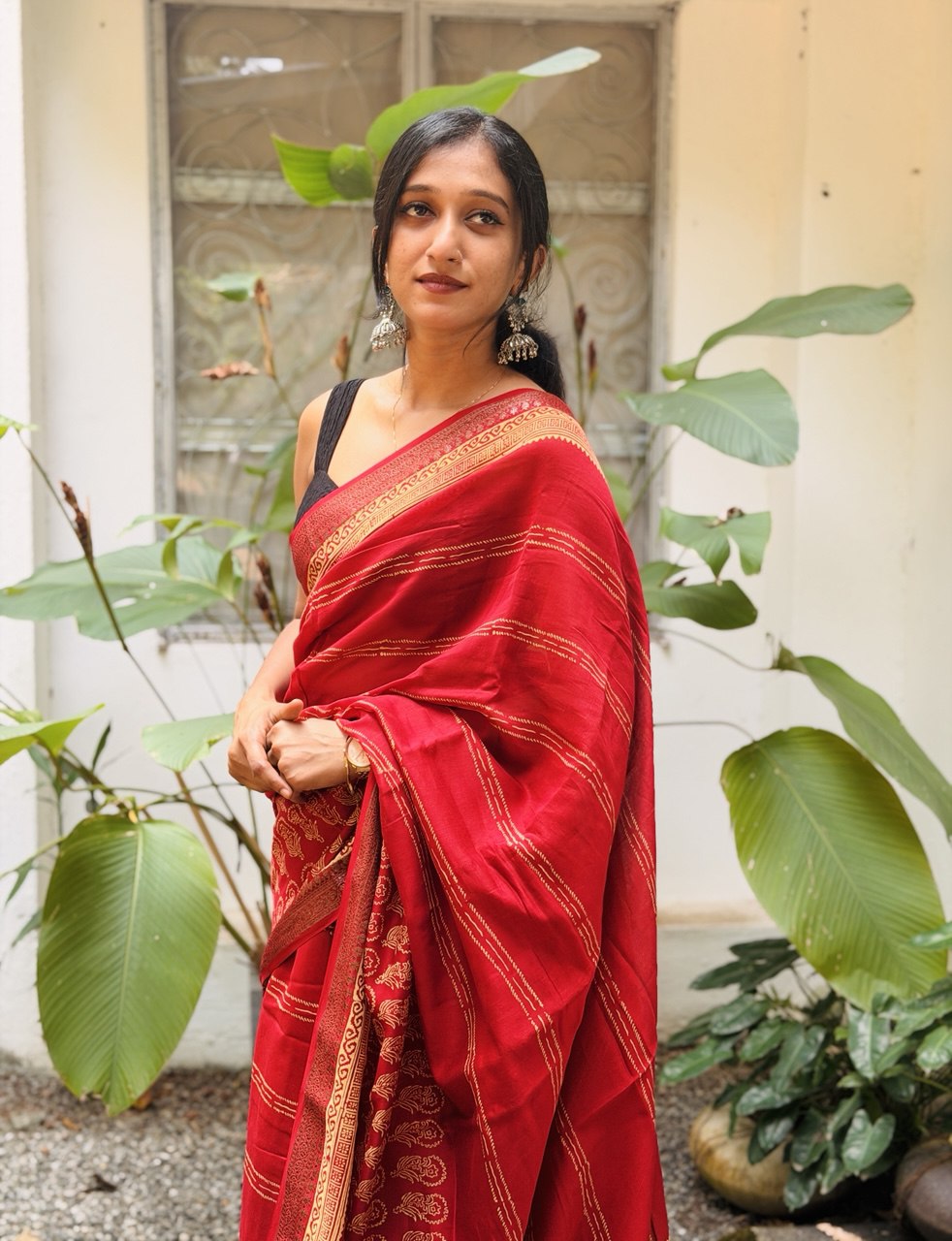 CHANDERI SILK SAREE -(WS47)