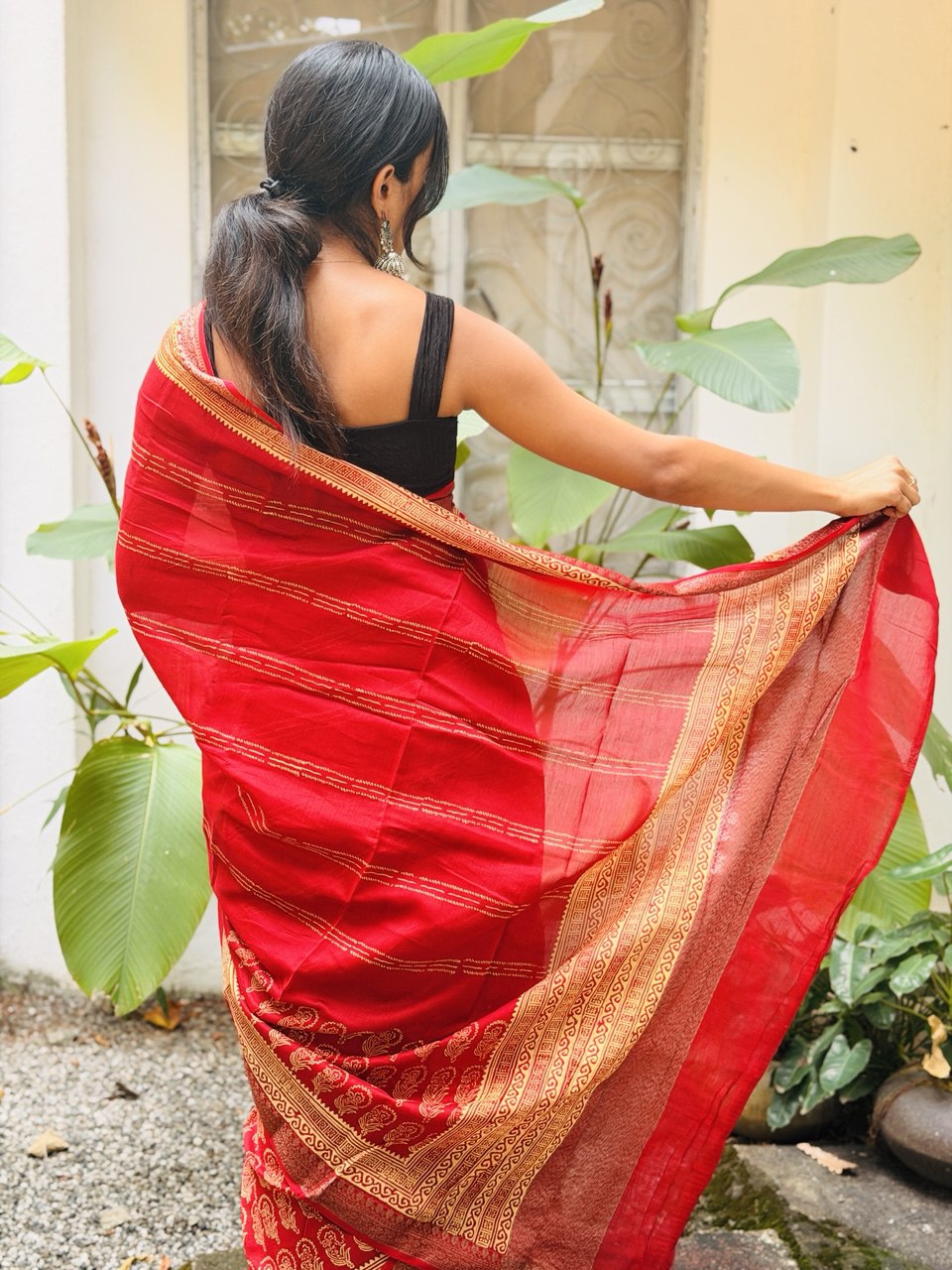 CHANDERI SILK SAREE -(WS47)