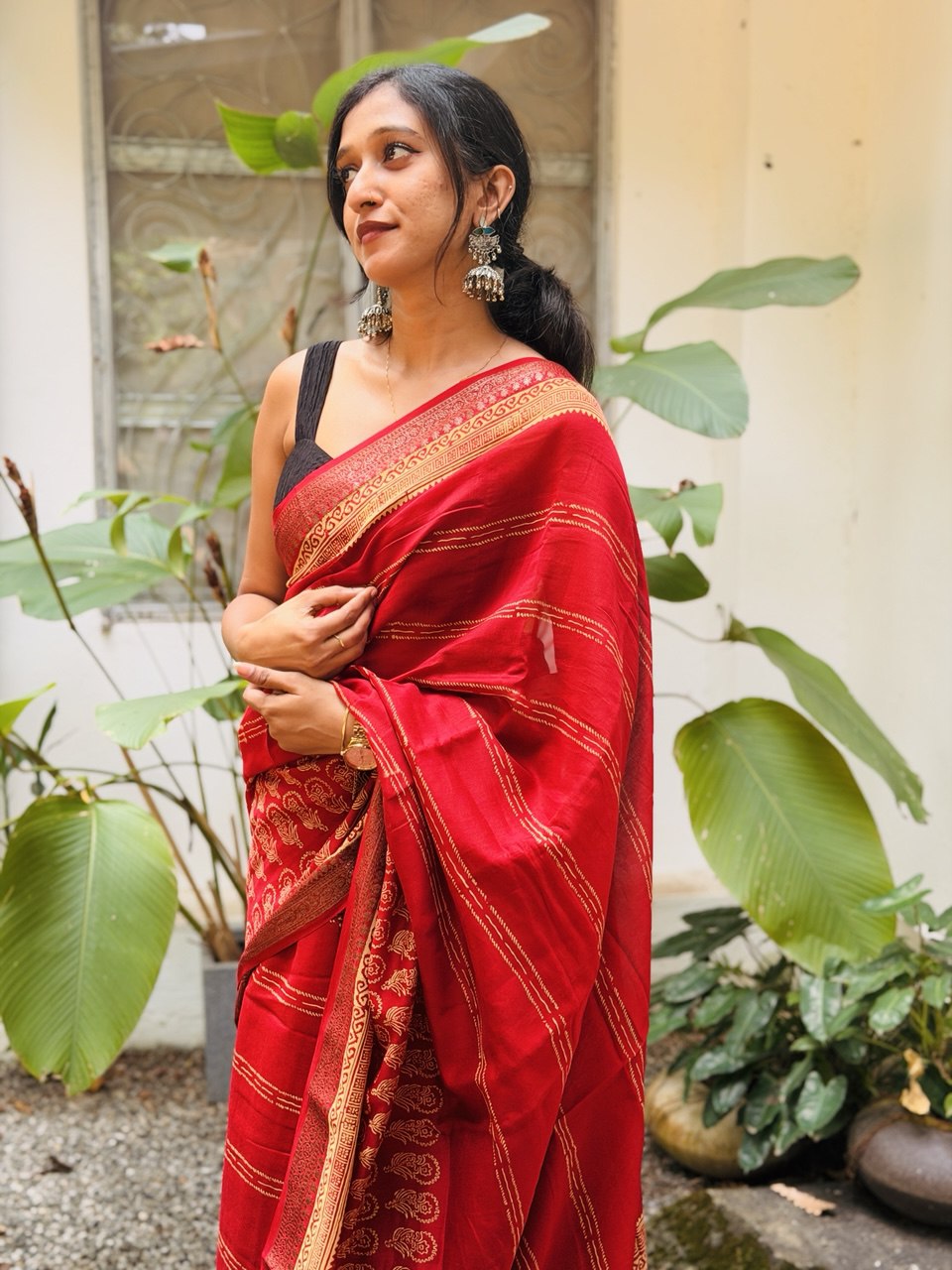 CHANDERI SILK SAREE -(WS47)