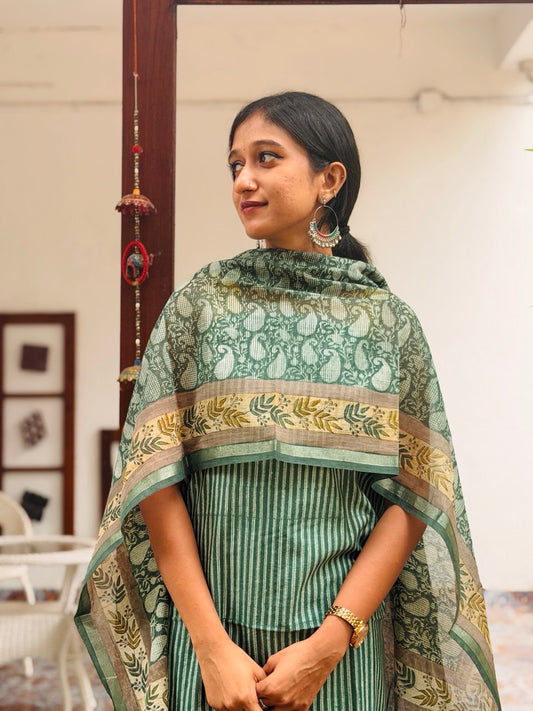 UNSTITCHED SALWAR SET -(WS49)