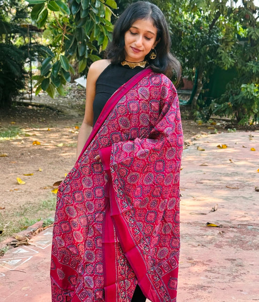MUSLIN DUPATTA -(WS58)