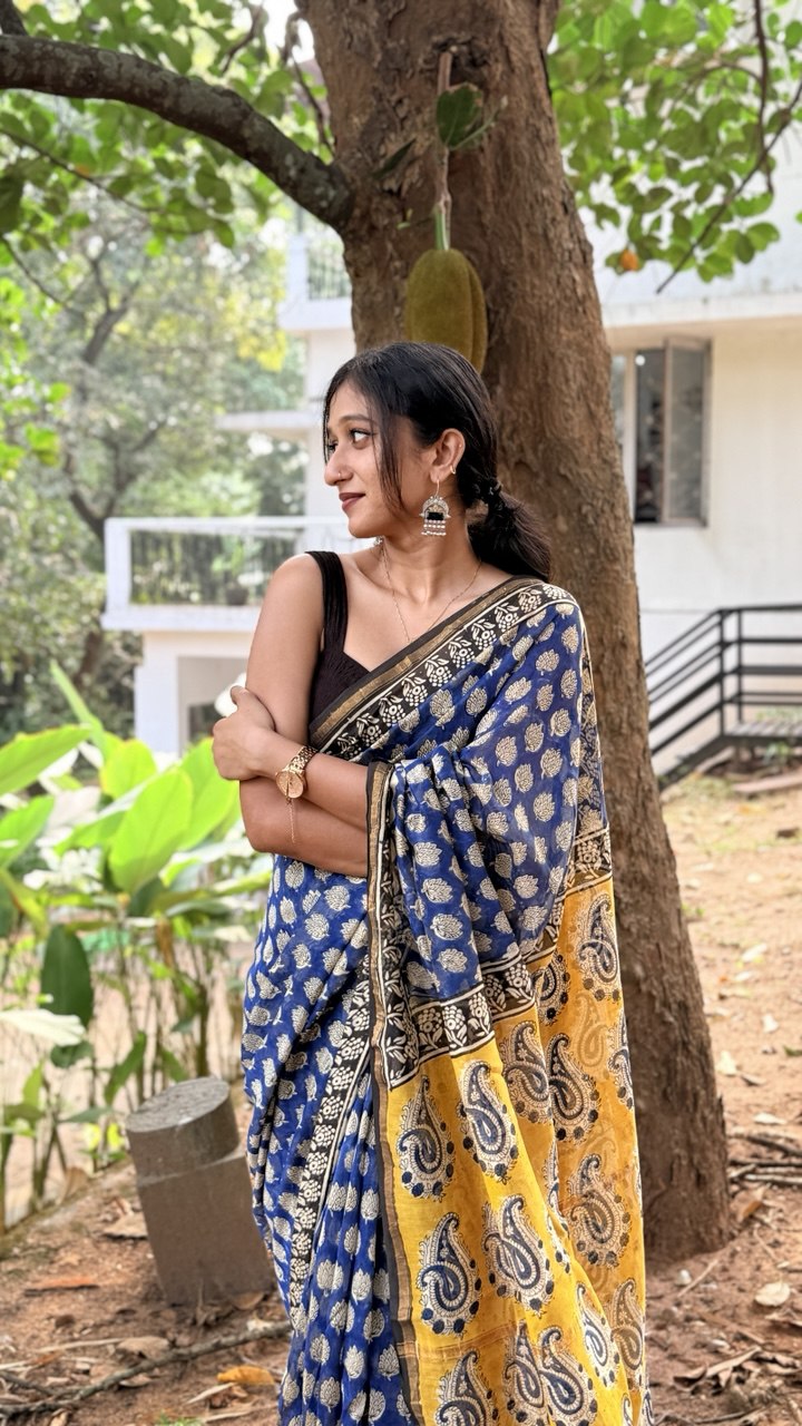 CHANDERI SILK SAREE-(WS64)
