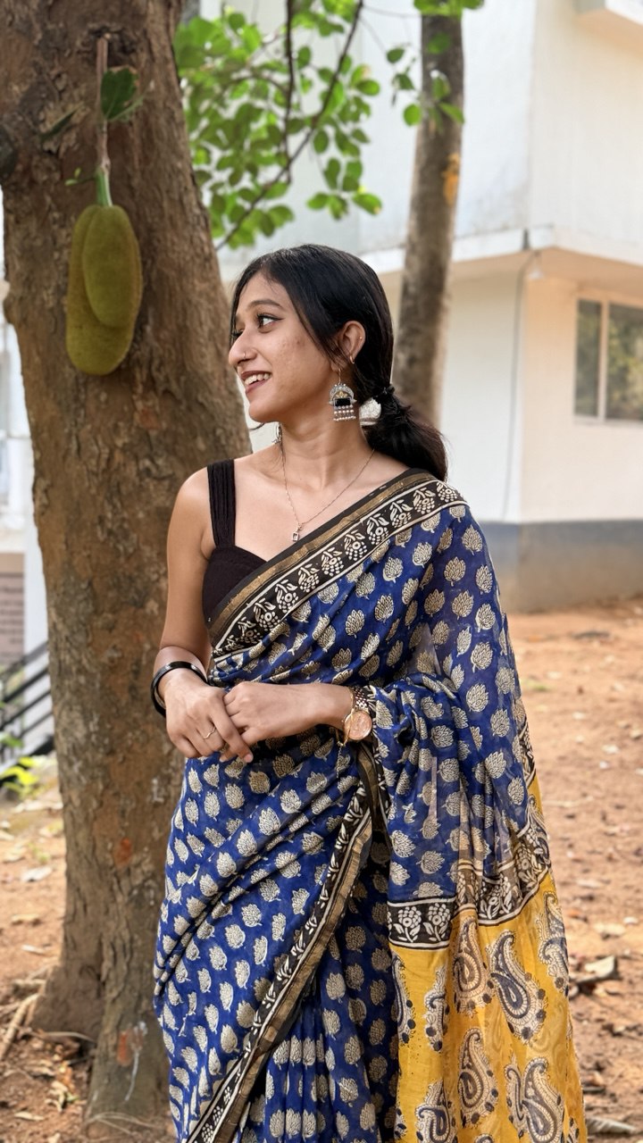 CHANDERI SILK SAREE-(WS64)