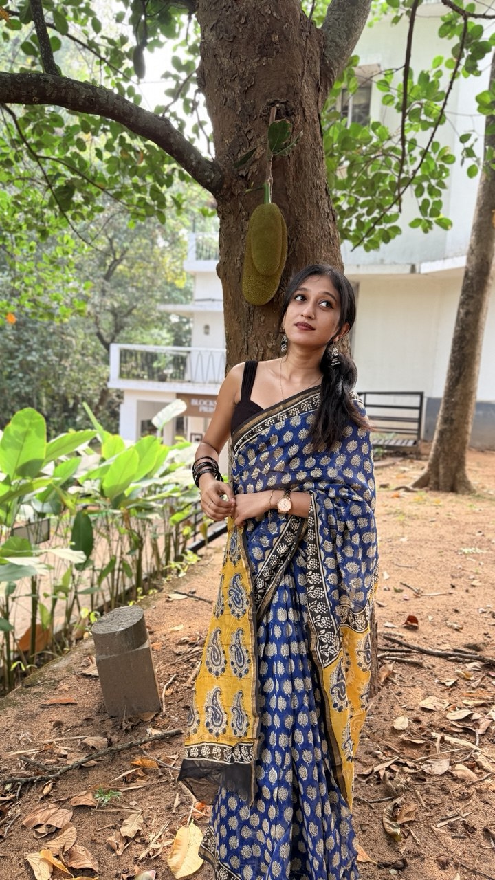 CHANDERI SILK SAREE-(WS64)