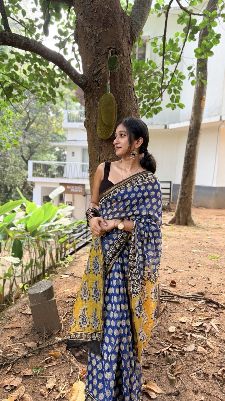 CHANDERI SILK SAREE-(WS64)
