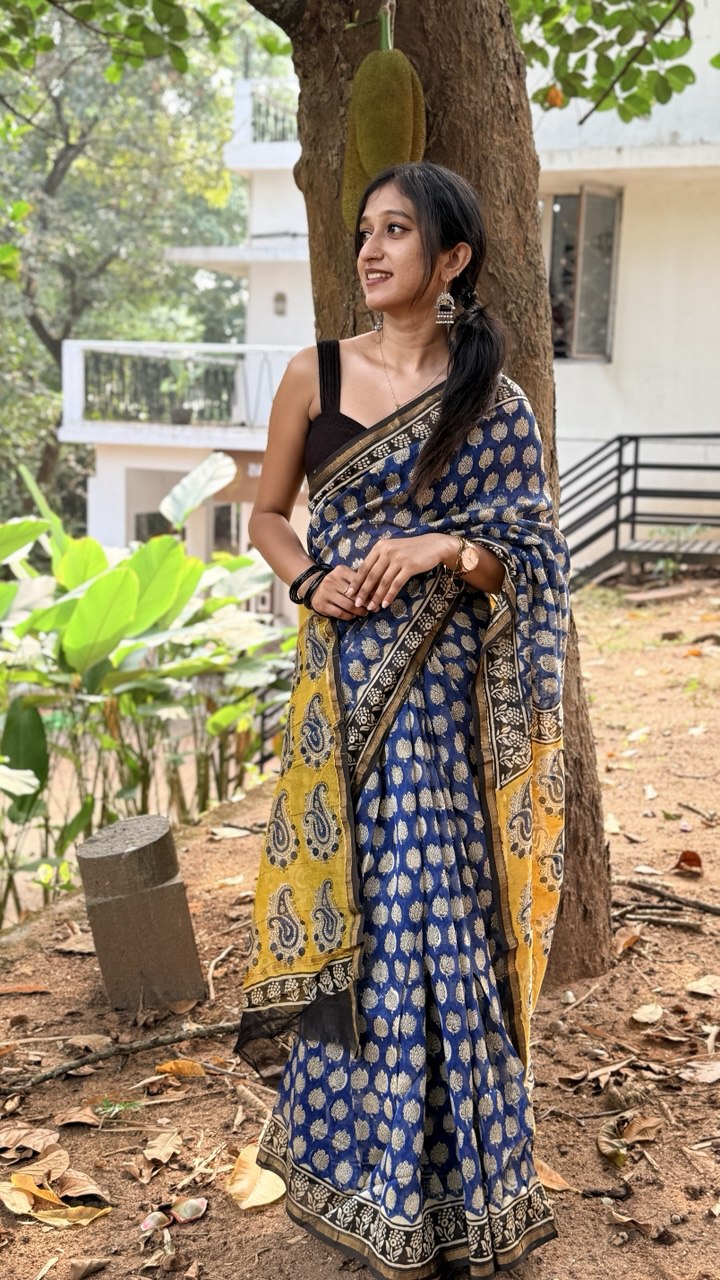 CHANDERI SILK SAREE-(WS64)
