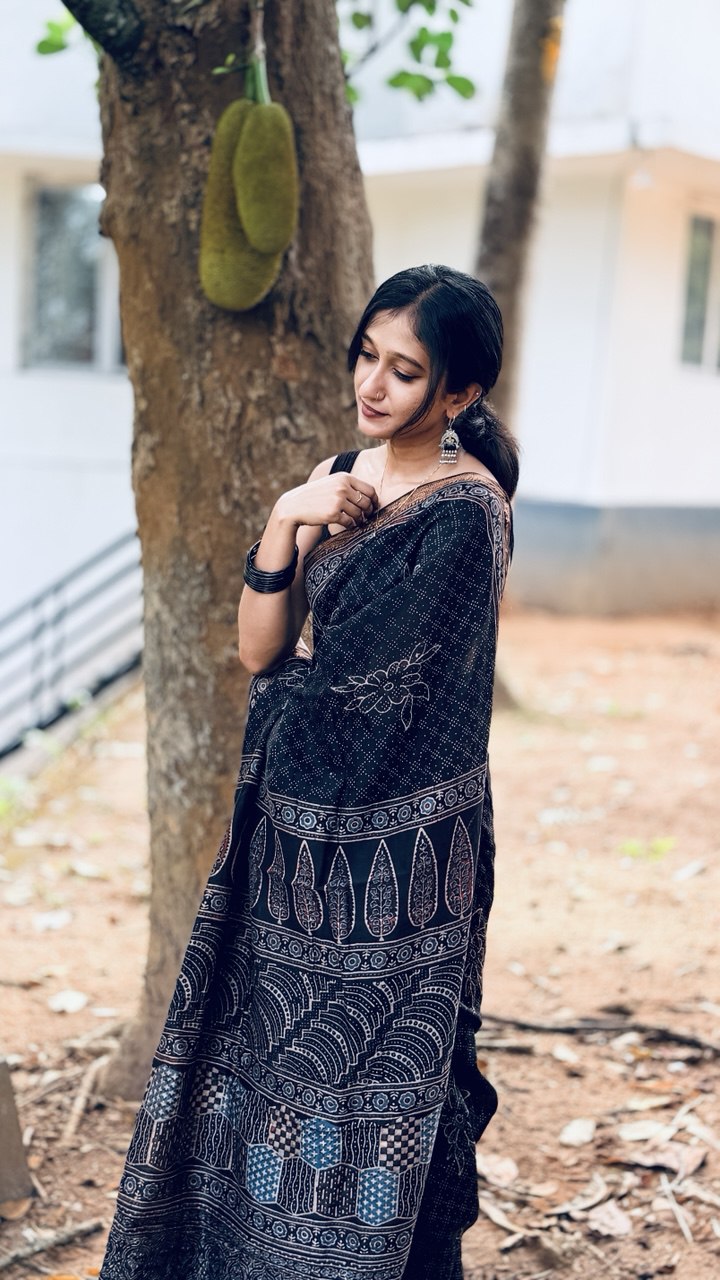 CHANDERI SILK SAREE -(WS61)