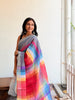 SEMI LINEN SAREE -(WS66)