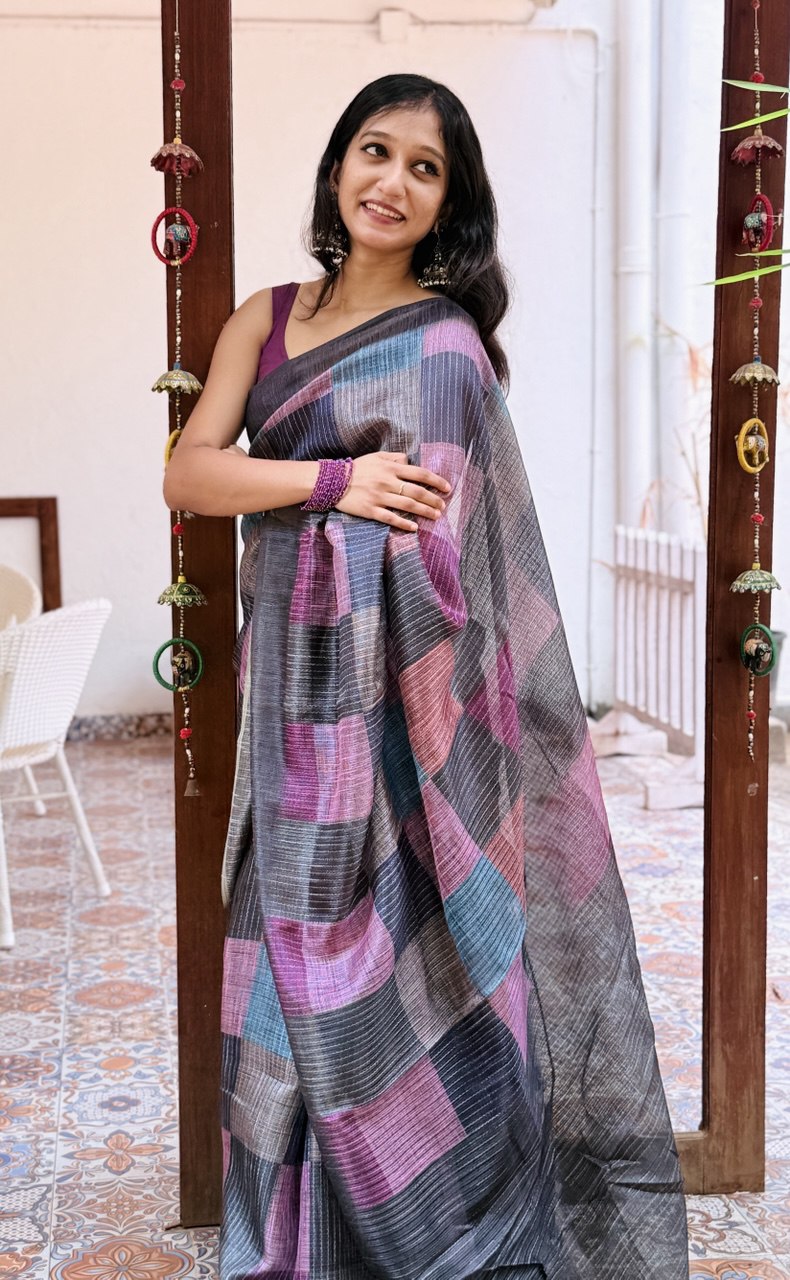 SEMI SILK SAREE -(WS80)