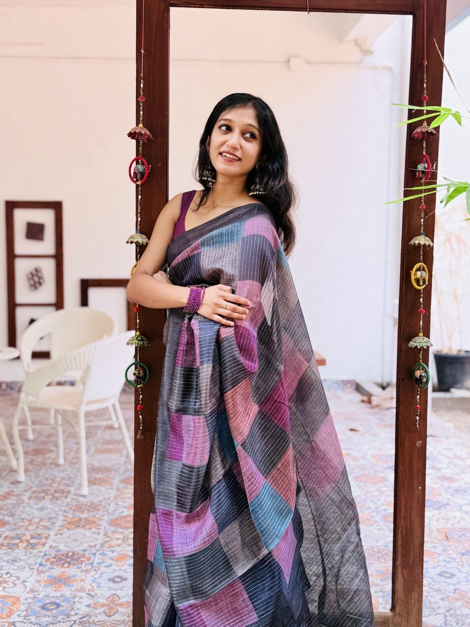 SEMI SILK SAREE -(WS80)
