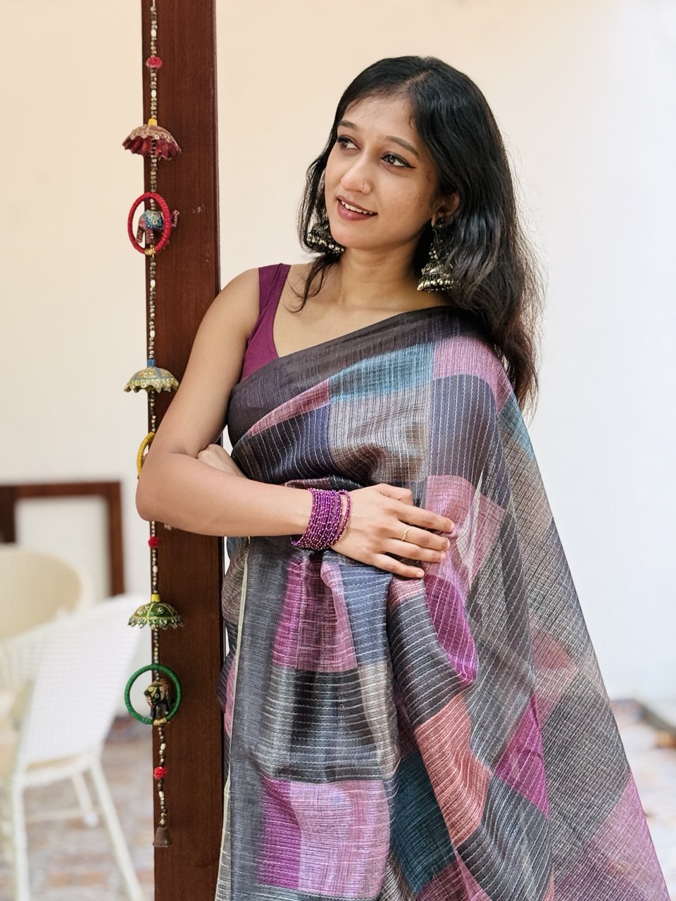 SEMI SILK SAREE -(WS80)
