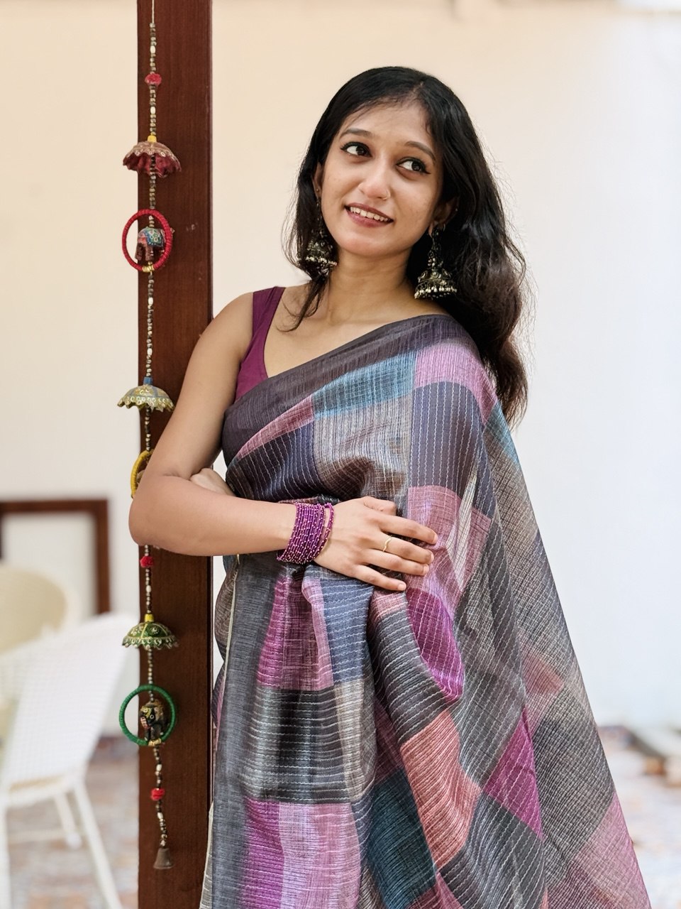 SEMI SILK SAREE -(WS80)