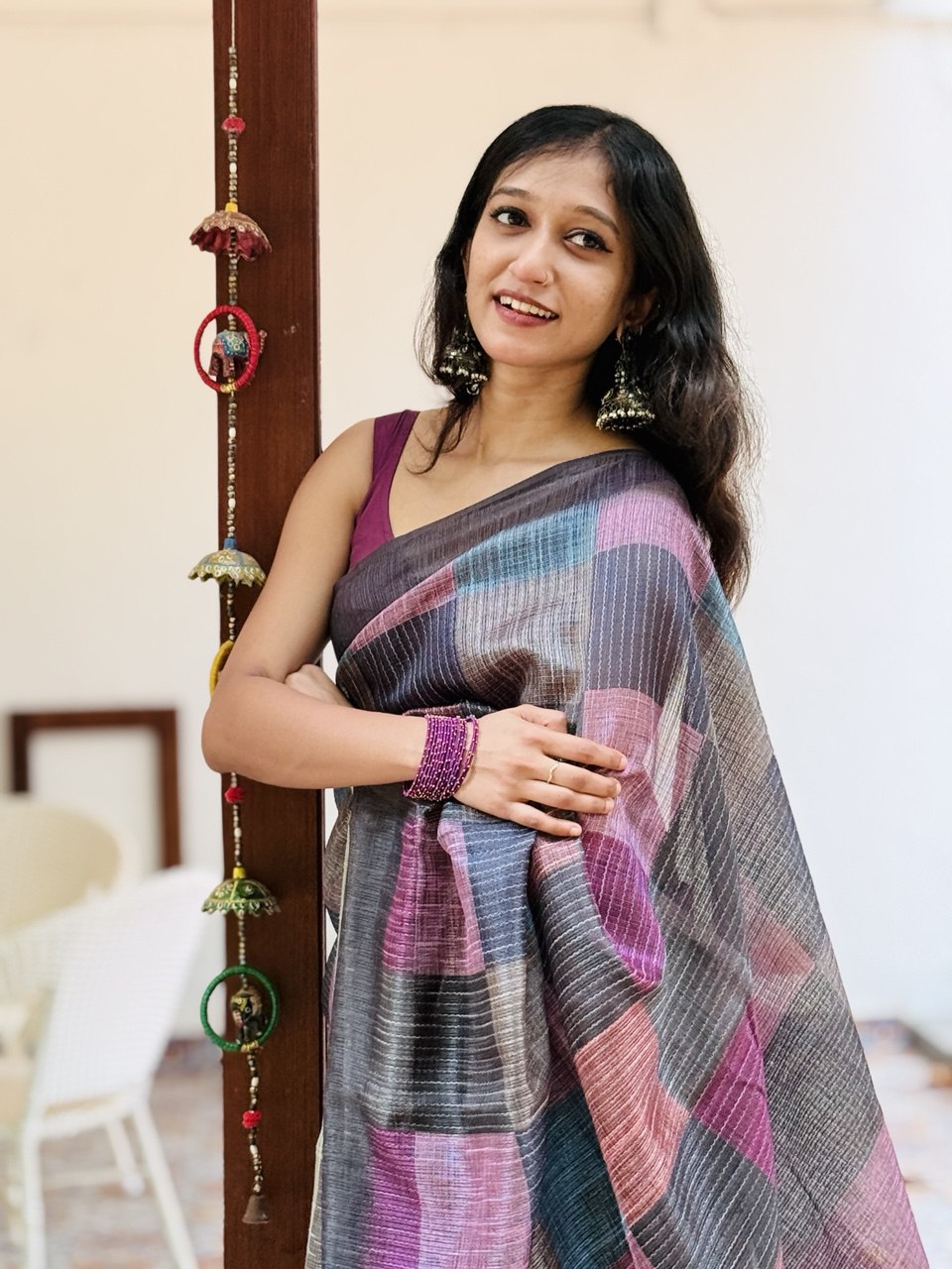 SEMI SILK SAREE -(WS80)