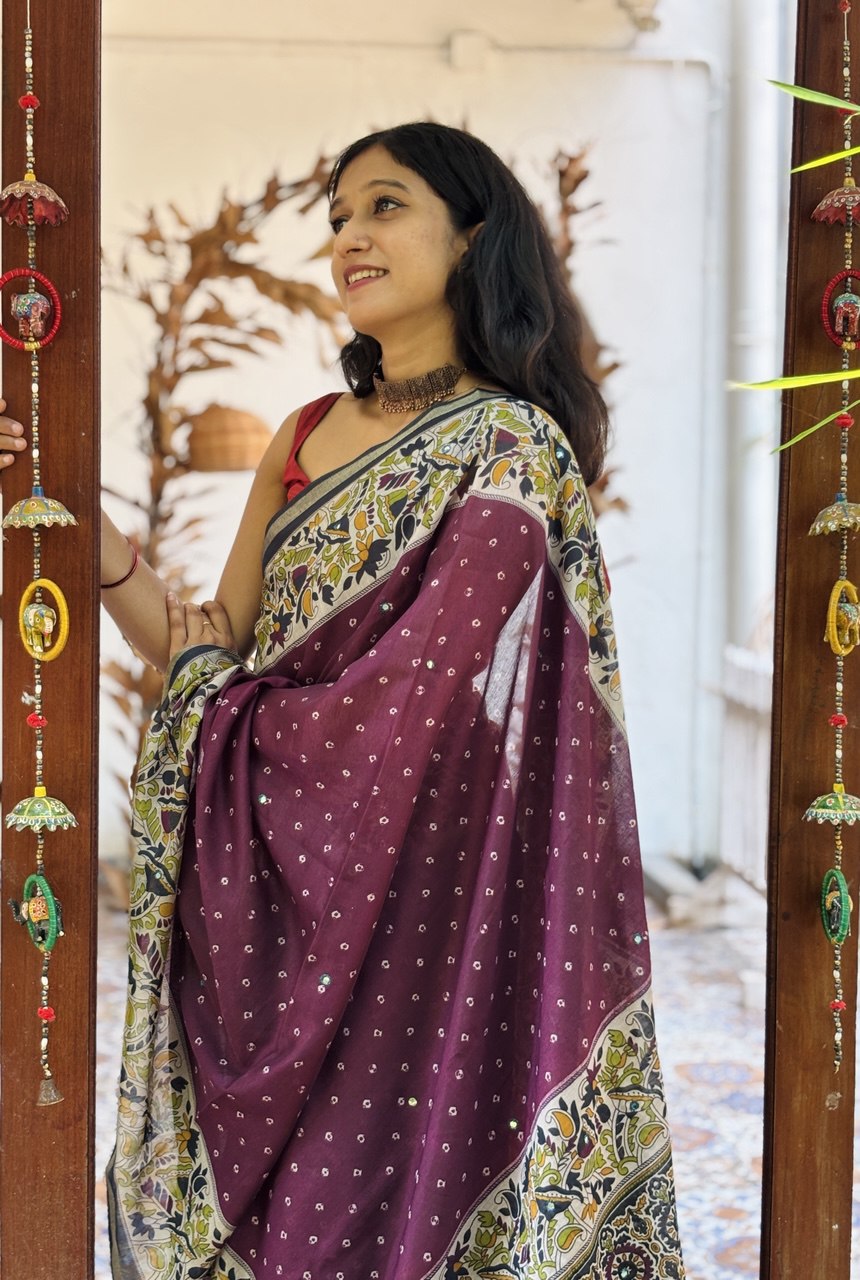 SEMI SILK SAREE -(WS85)