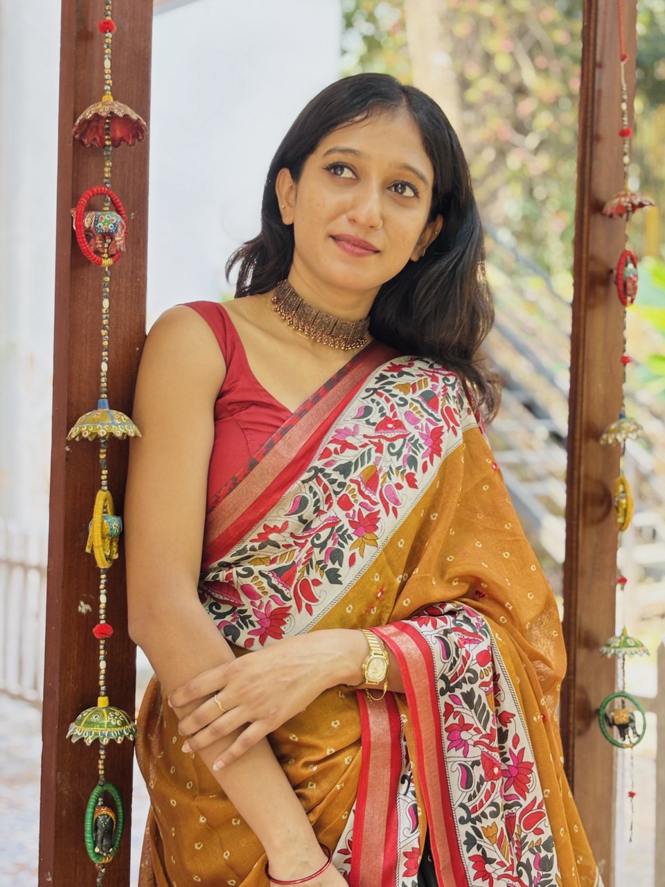 SEMI SILK SAREE -(WS86)