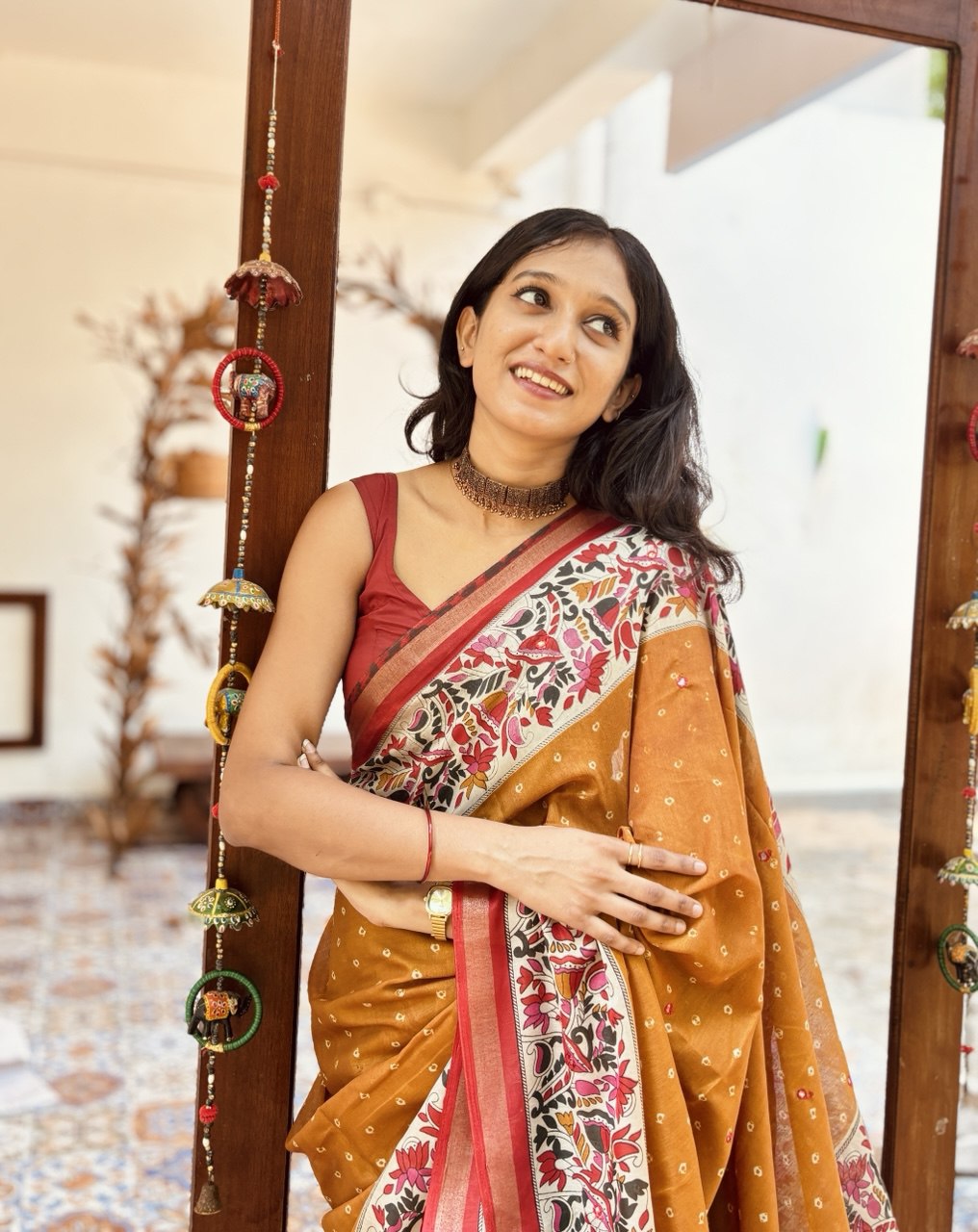 SEMI SILK SAREE -(WS86)