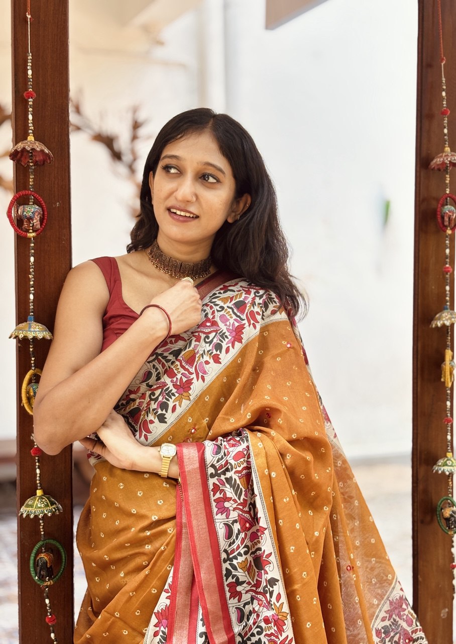 SEMI SILK SAREE -(WS86)