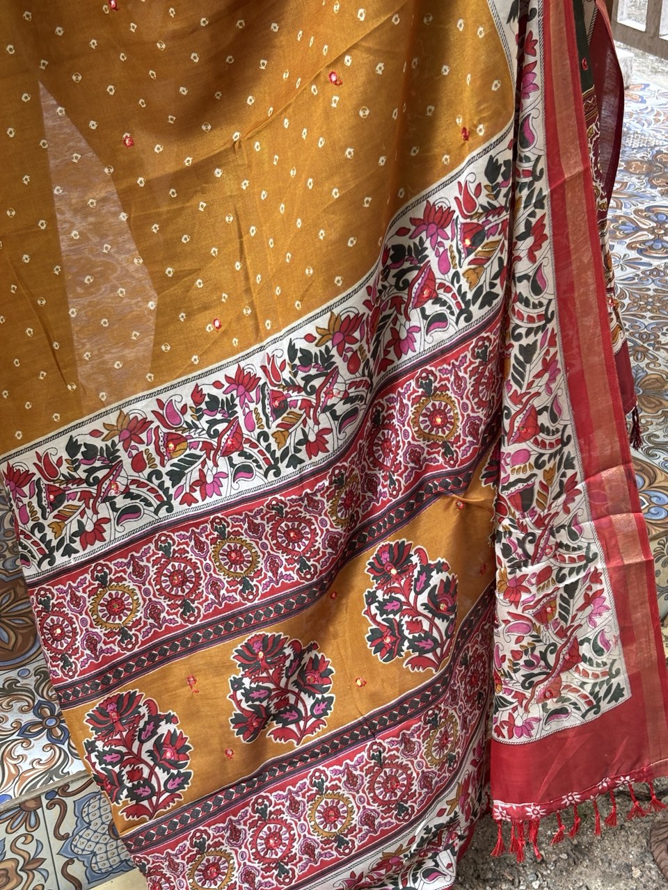 SEMI SILK SAREE -(WS86)
